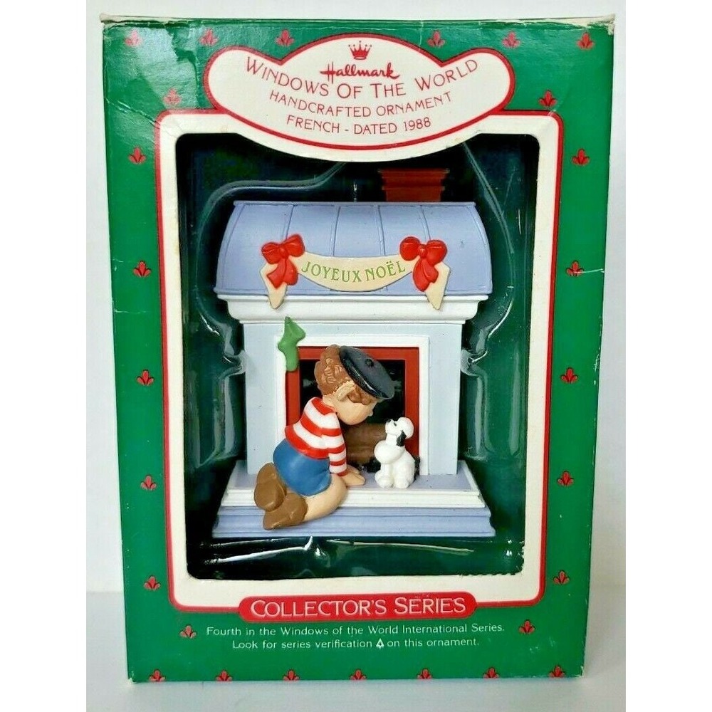 1988 Hallmark 'French Windows Of The World' 4th In The Series Dated Ornament U19